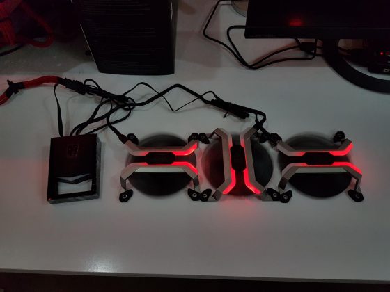 Deepcool MF120 RGB Fans multicolor LEDs