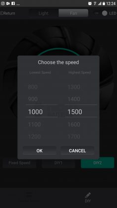 Deepcool GamerStorm MF120 Speed option