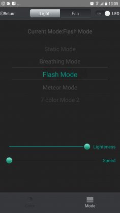 Deepcool GamerStorm MF120 flash mode