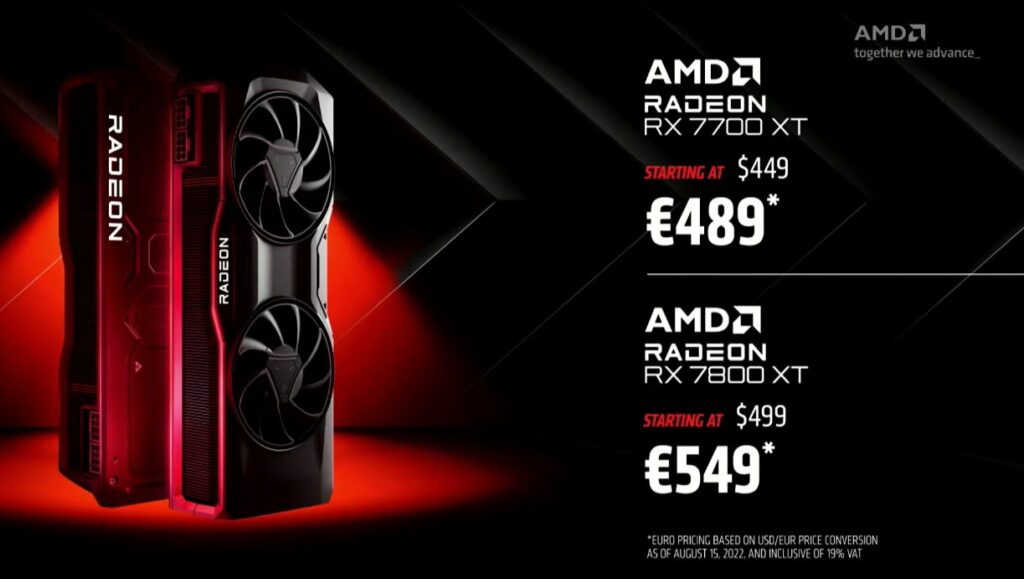 AMD Radeon RX 7700XT RX 7800 XT