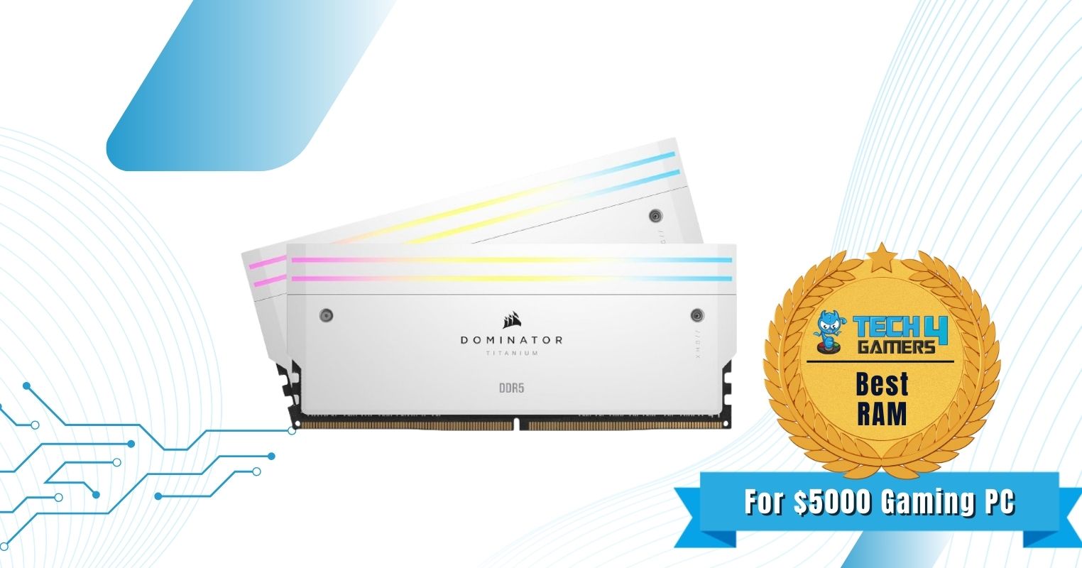 Corsair Dominator Titanium DDR5-7200 2x16GB 32GB C34 - Best RAM For Gaming PC Under $5000