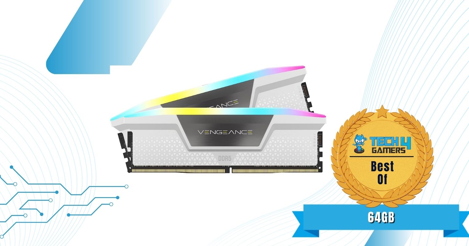 CORSAIR VENGEANCE RGB DDR5 RAM - best 64gb ram for ryzen 7 7800x3d