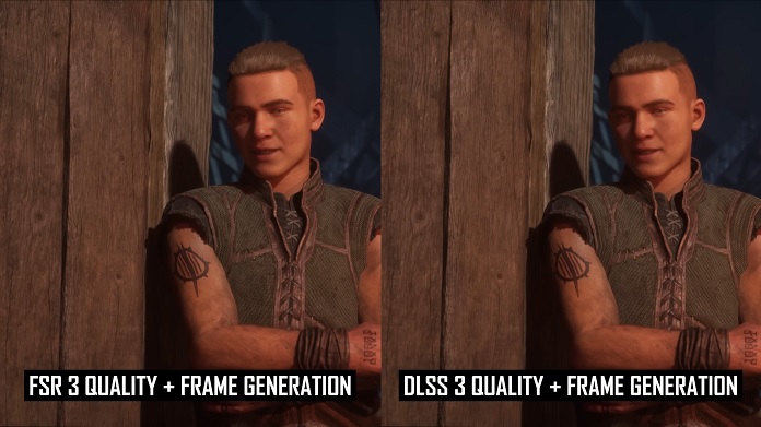 FSR vs DLSS frame generation