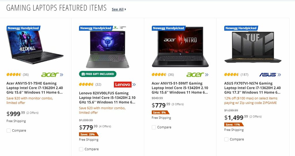 Gaming Laptop Prices On Newegg