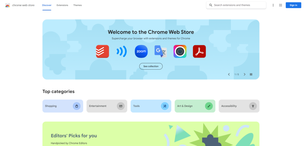 Chrome Web Store 