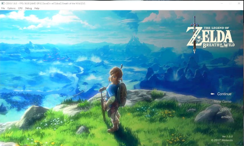 wii u emulator has stopped working breath of the wild