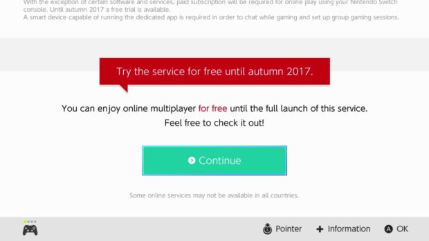 nintendo paid online