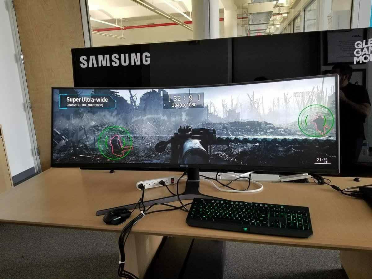 Samsung S49hg90 49 Inch Ultrawide Gaming Monitor With An Aspect Ratio Of 32 9