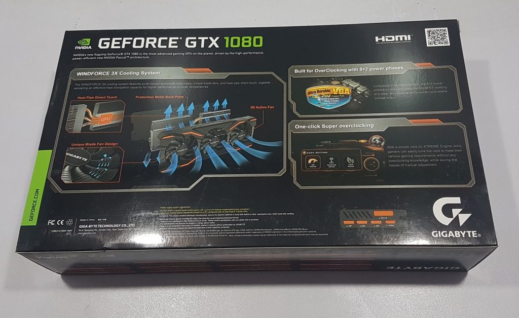 GTX 1080 Packaging Box