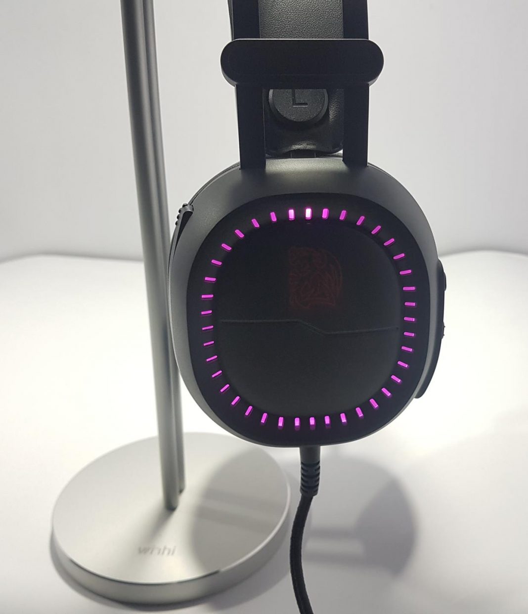 Shock Pro Gaming Headset Purple Lighting