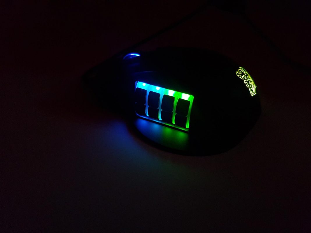 tt esports black gaming mouse