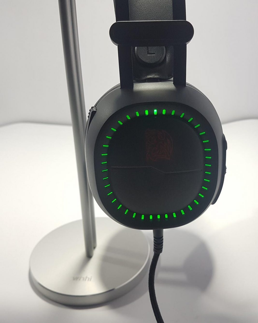 Shock Pro Gaming Headset Green Lighting