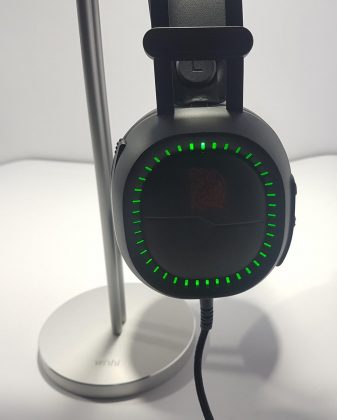 Shock Pro Gaming Headset Green Lighting