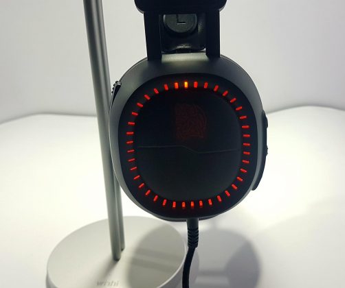 Shock Pro Gaming Headset Red Lighting