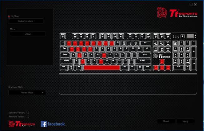 Tt challenger gaming keyboard