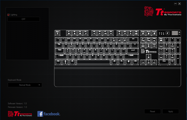 Tt eSPORTS Challenger EDGE Pro RGB Gaming Keyboard
