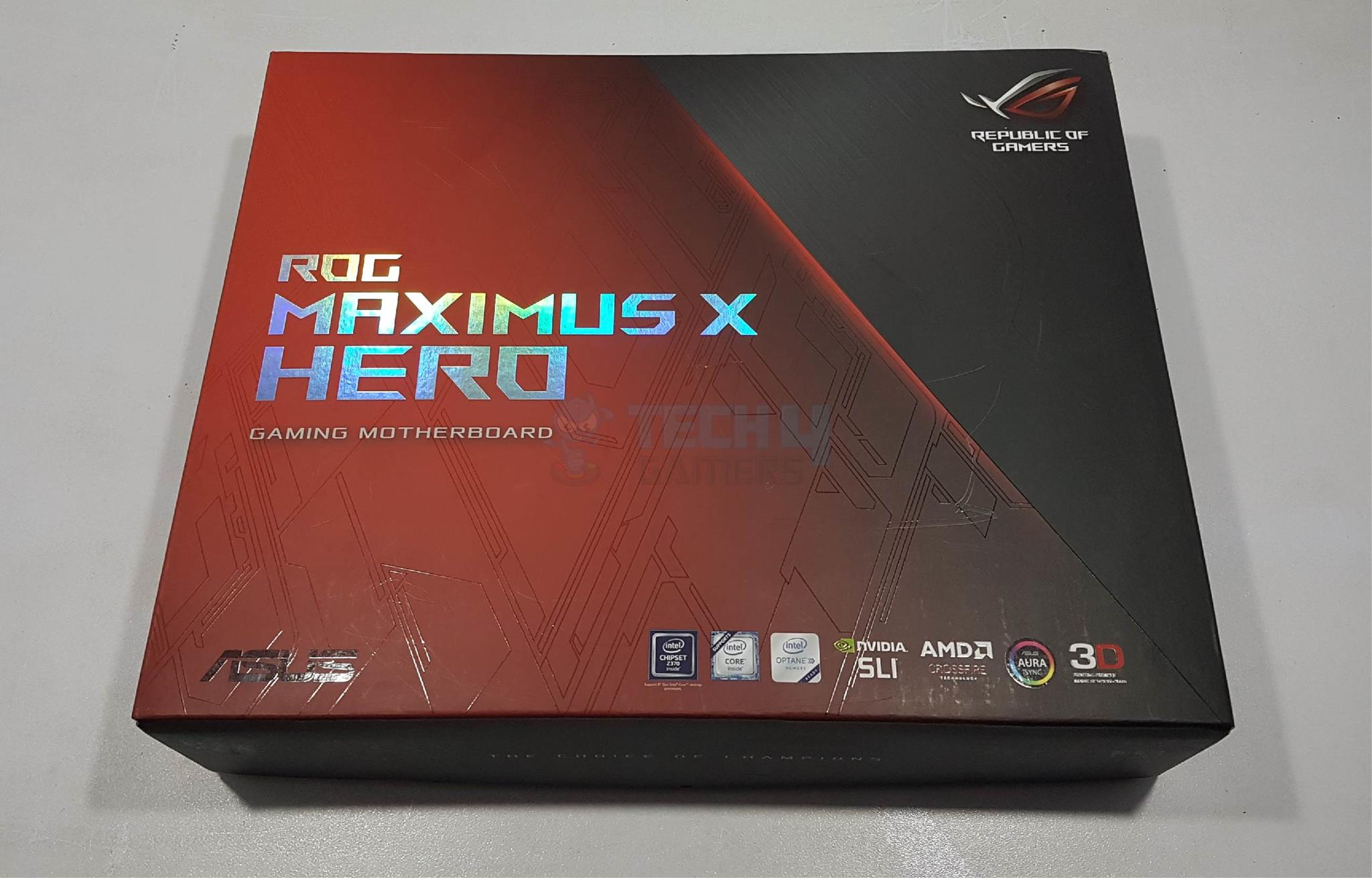 Asus ROG Maximus X Hero Packaging 
