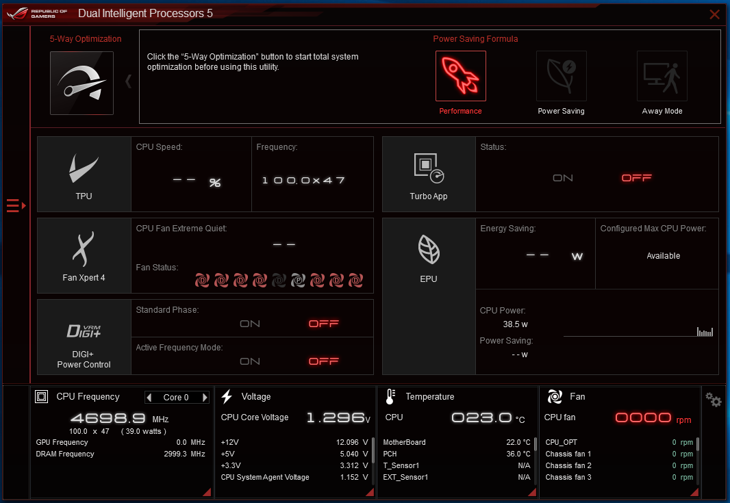 asus maximus hero Dual Intelligent Processor 