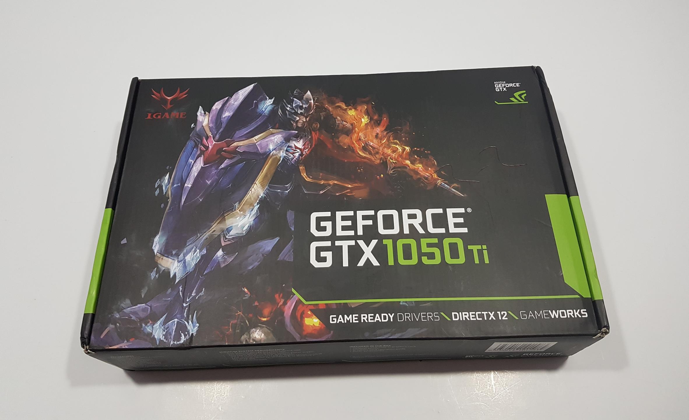 Colorful Gtx 1050 ti Front Side Packaging 