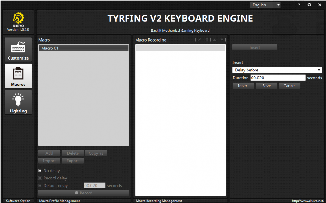 Drevo Tyrfing V2 Engine