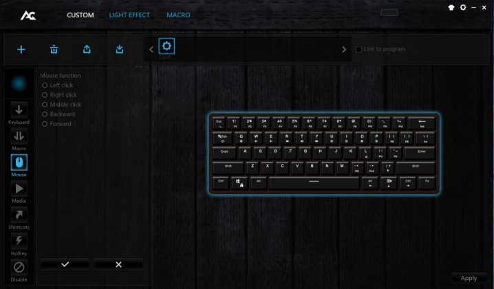 Acgam Gaming Keyboard  Software