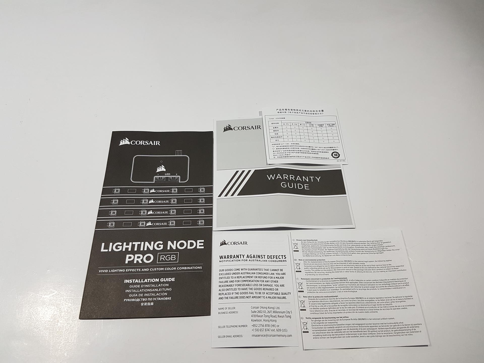 Lighting Node Accessories and Contents