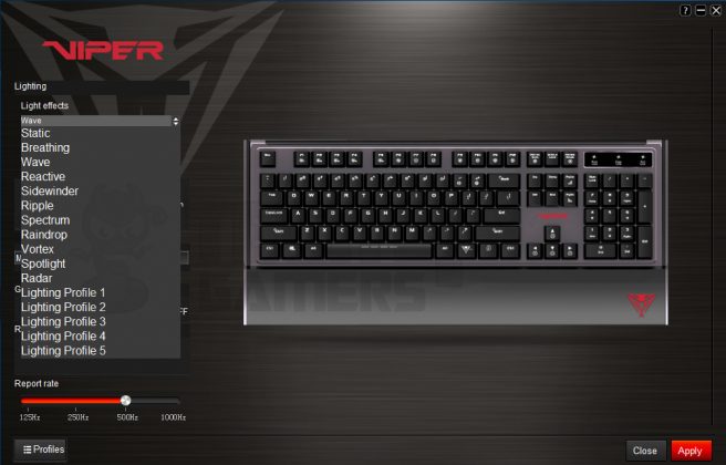 Patriot Viper V760 RGB Mechanical Gaming Keyboard