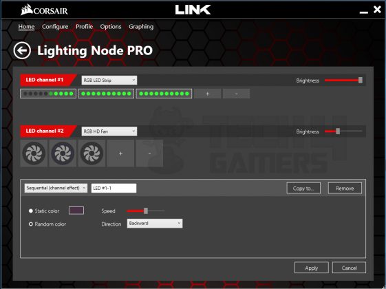 corsair lighting node pro install