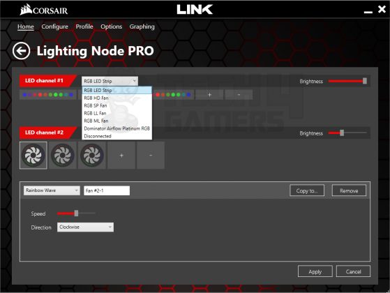 corsair led strips stats