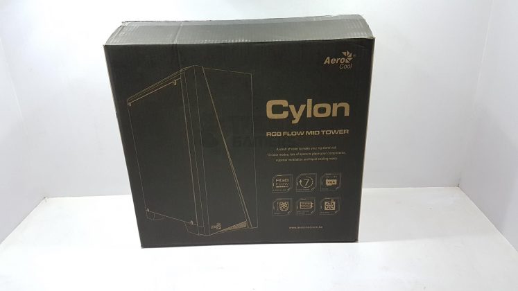 Aerocool Cylon Front Side Packaging