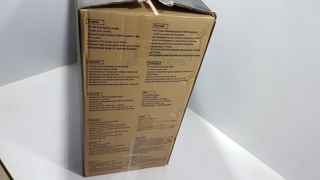 Aerocool Cylon Packaging and Unboxing