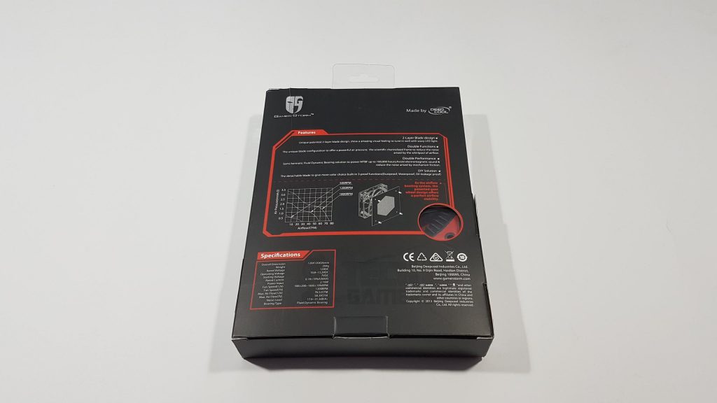 Deepcool TF120 Packaging