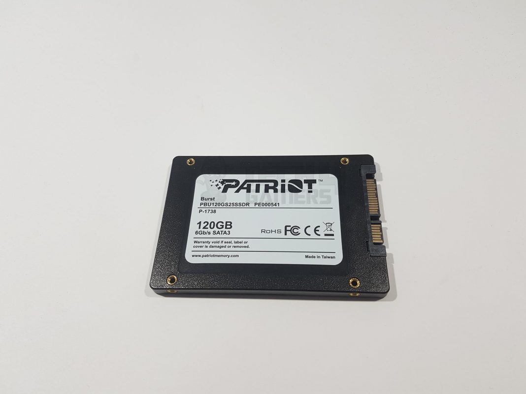 Patriot Memory Burst SSD Review Back side Closer Look