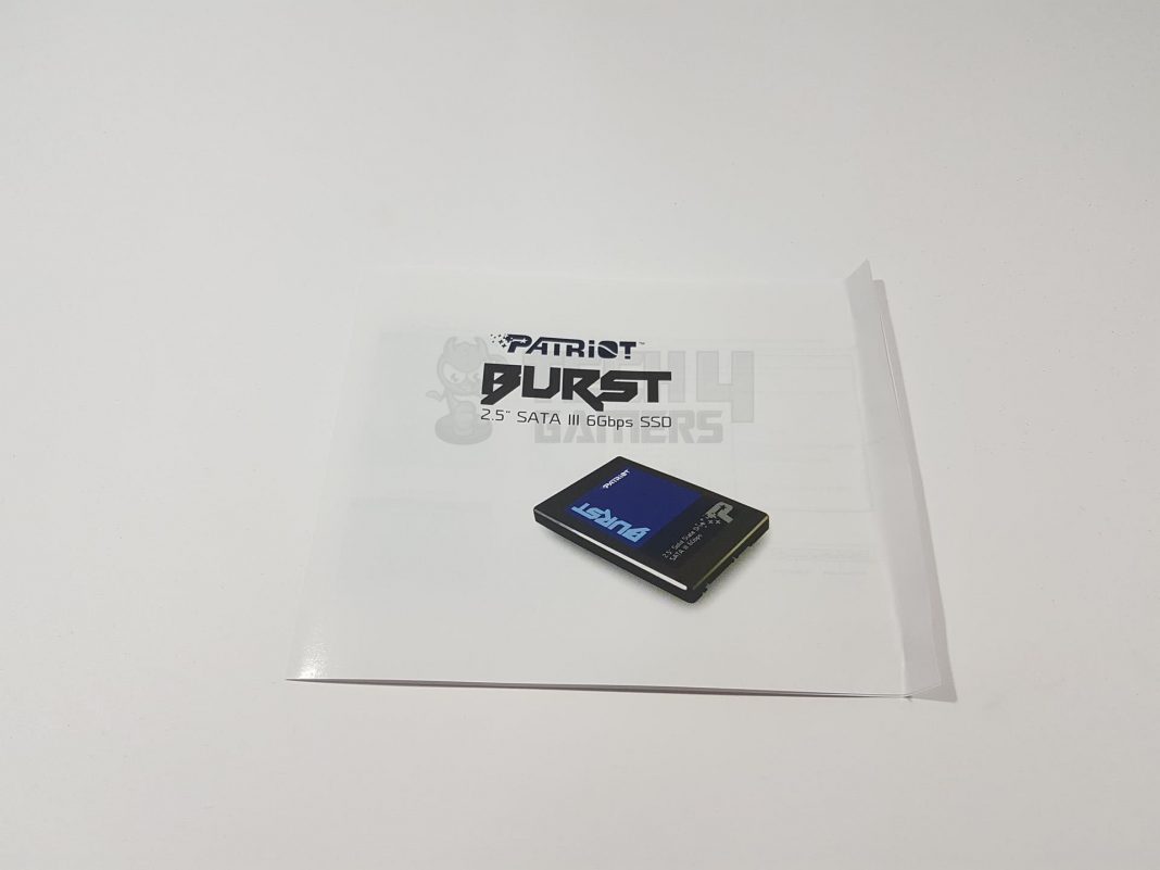 Patriot Memory Burst SSD Closer Look