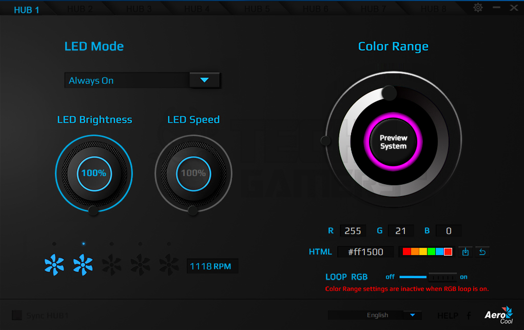 Aerocool P7-H1 Software and RGB Lighting