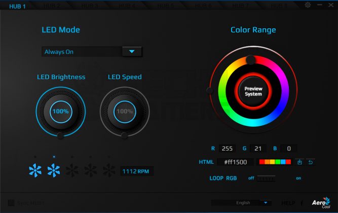 Aerocool P7-H1 Software RGB