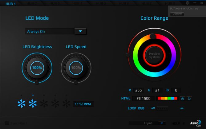 rgb hub controller - system