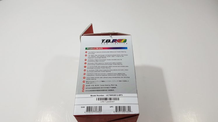 Enermax T.B RGB Packaging Contents