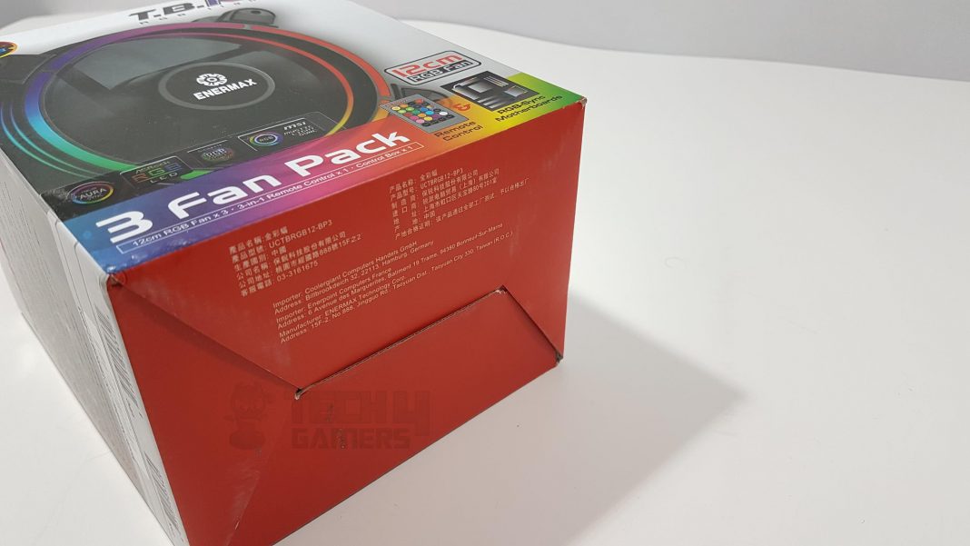 Enermax T.B RGB Packaging and Contents Boc