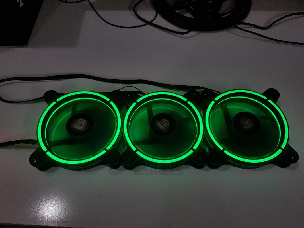 Enermax RGB green Lighting Effect