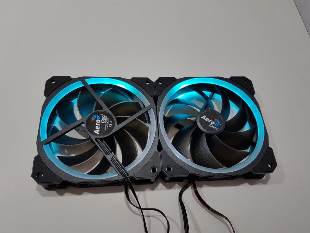 RC Fan RGB Lighting Blue