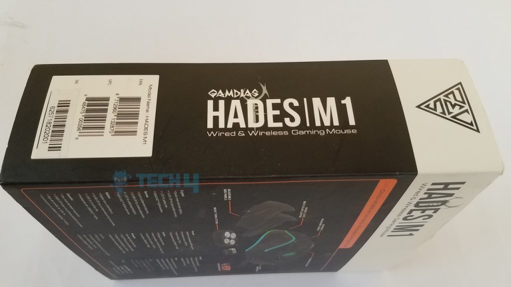 Gamdias Hades M1 mouse box 