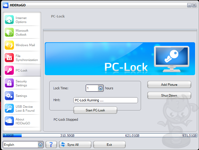 adata hd710 PC -Lock