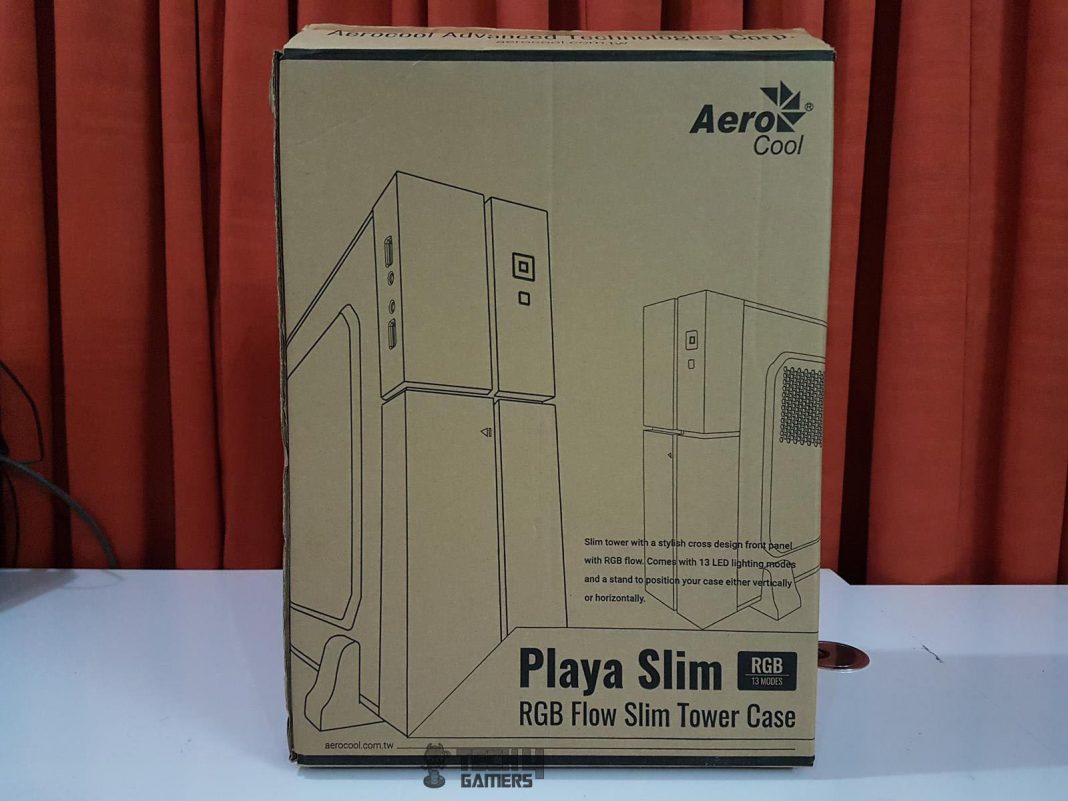 Aerocool Playa Slim Front side Packaging