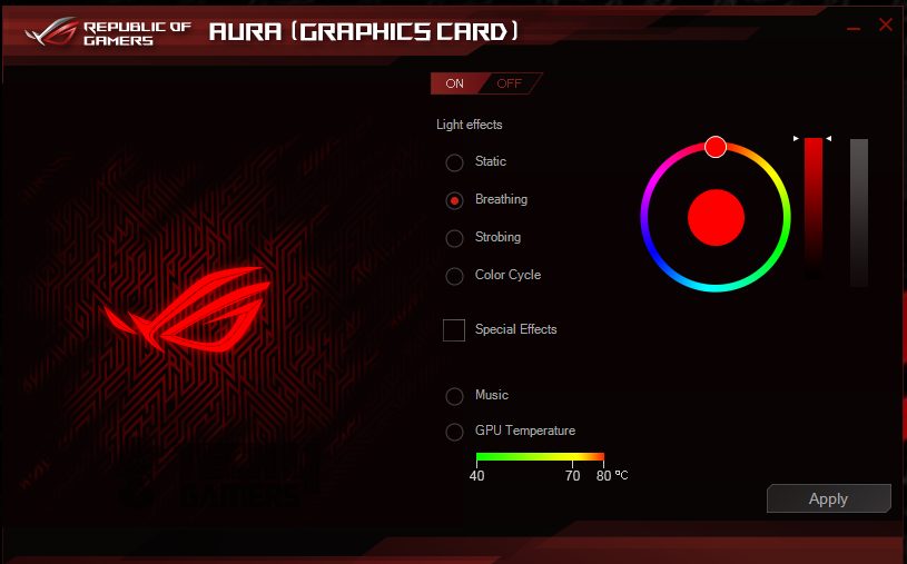 asus rog rtx 2070 Aura