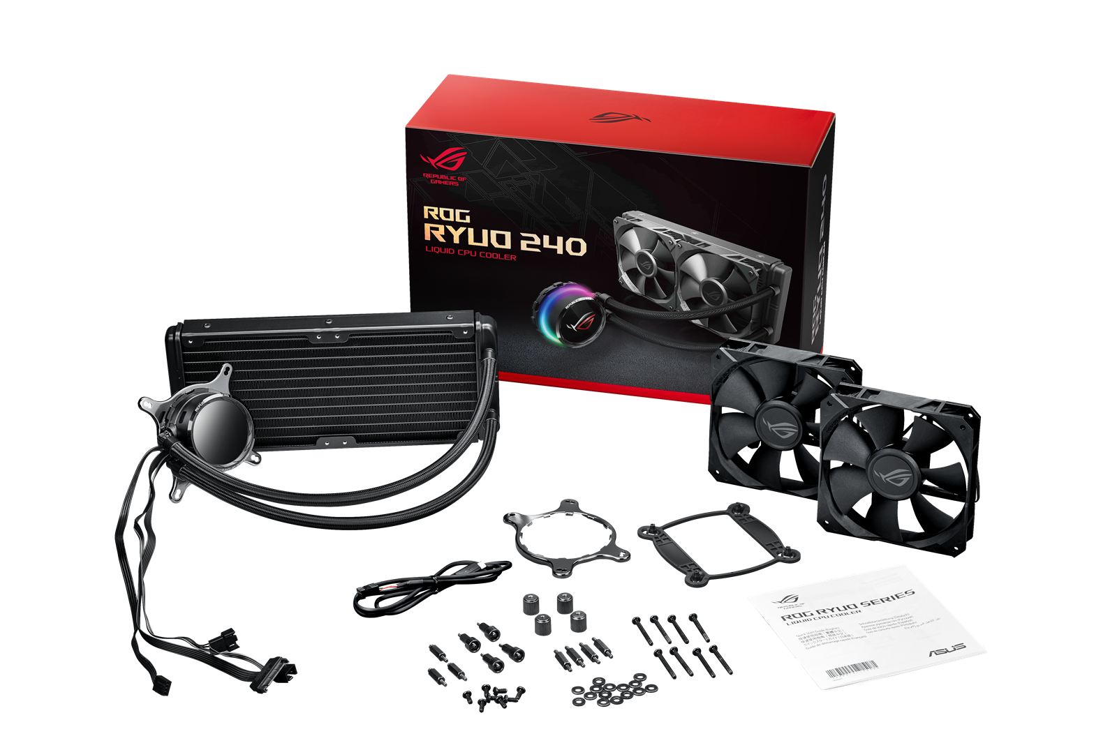 ASUS ROG Ryuo 240 CPU Liquid Cooler Review — Box Contents