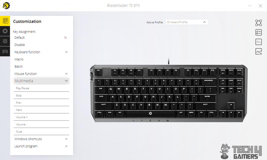 Drevo blademaster keyboard RGB