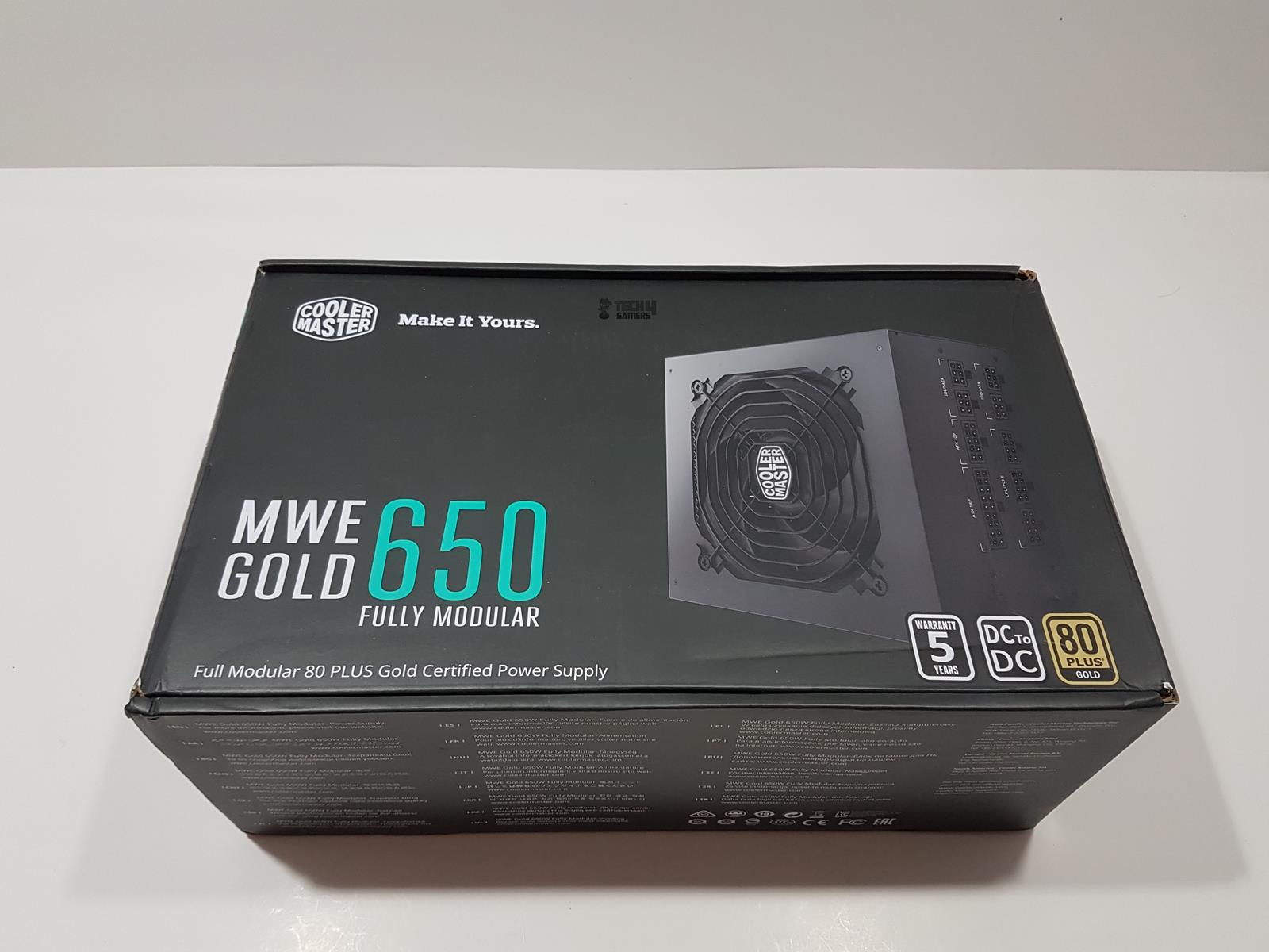 MWE GOLD 650W Packaging and Unboxing