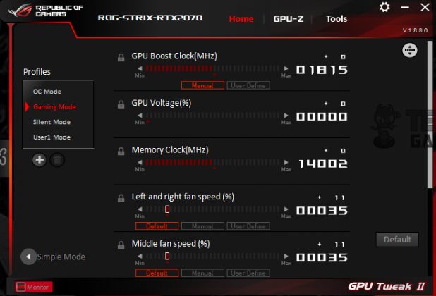 Asus Strix GeForce RTX 2070 O8G