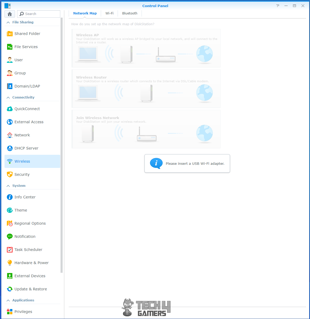 Synology ds218+ setup Network Map